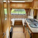 Motorhome for sale: 2008 Elddis Firestorm 120 - interior backwards view